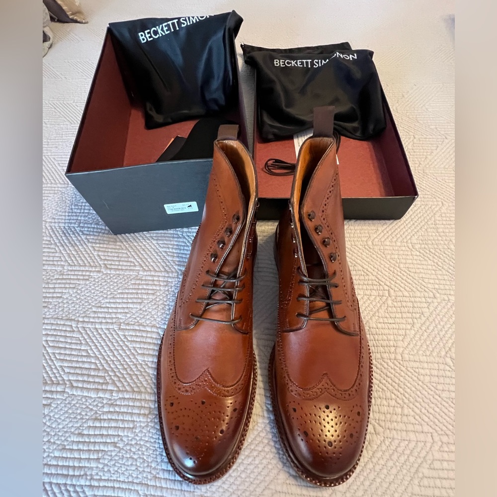Beckett Simonon Nolan Brogue Boots